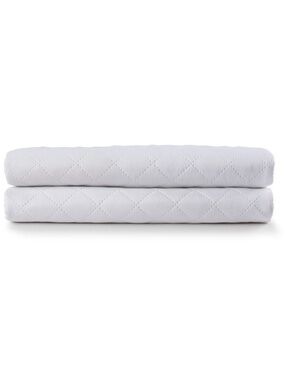 Ella Jayne Water Resistant 2-Pack Pillow Protectors Set, King - White